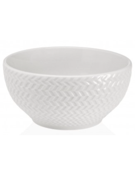 BOL PORCELANA RELIEVE PACK-6 15,5 CM