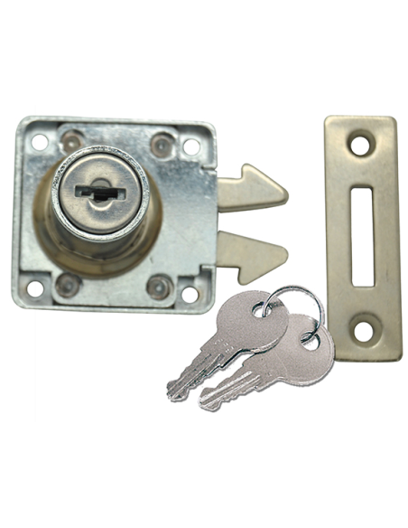 CERRADURA MUEBLE GANCHO BL1 22 MM