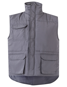 CHALECO ACOLCHADO GRIS L
