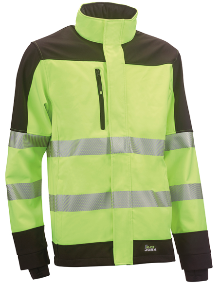 CHAQUETA SOFTSHELL AV AMARILL NEGRO XL