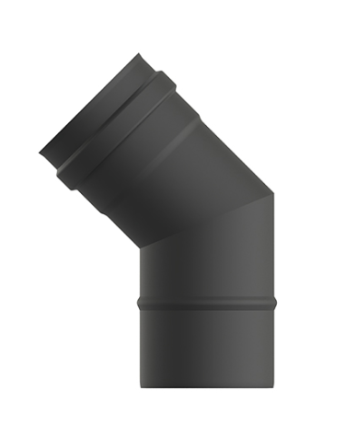 CODO ESTUFA VITRIFICADO MATE PELLET 45 80 MM