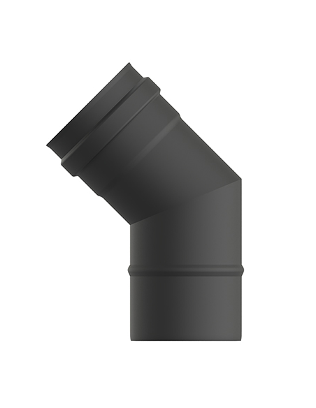 CODO ESTUFA VITRIFICADO MATE PELLET 45 80 MM