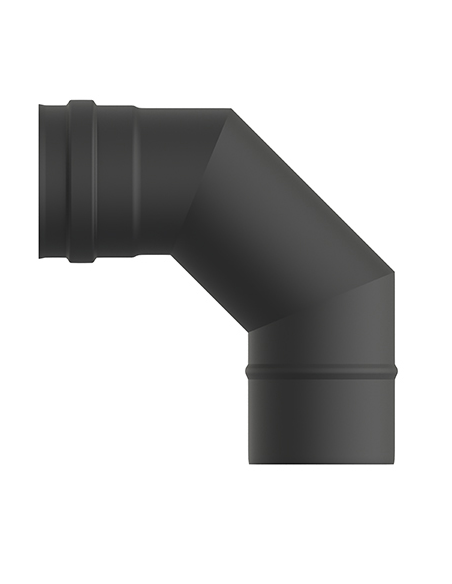 CODO ESTUFA VITRIFICADO MATE PELLET 90 100 MM