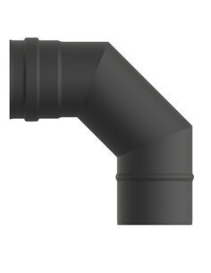 CODO ESTUFA VITRIFICADO MATE PELLET 90 80 MM