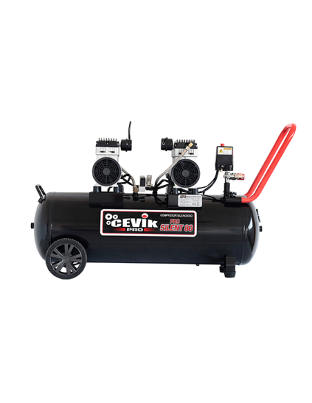 COMPRESOR SILENCIO 3HP 8 BAR 80 L