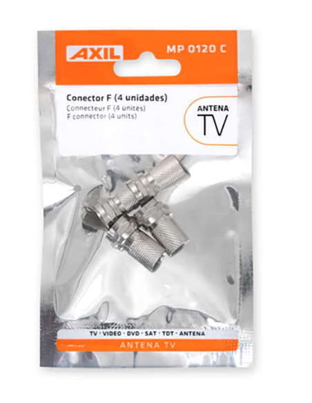 CONECTOR ANTENA COAXIAL PARABOLICA