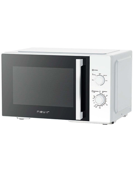 MICROONDAS 800W BLANCO CON TIRADOR 25 L