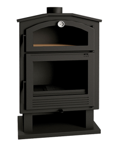 ESTUFA LEÑA FRONTAL C/HORNO 12 KW
