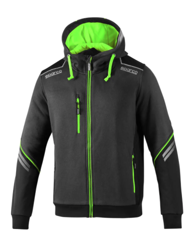 SUDADERA COLORADO CREMALLERA GRIS/VDE XL
