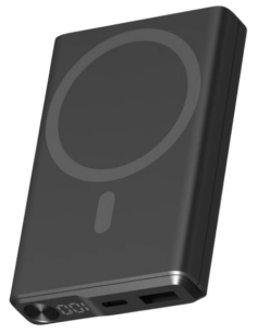 Powerbank magnética KSIX 10000 mAh MagSafe negro