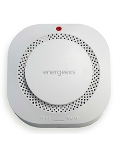 DETECTOR HUMO LOCAL, CON PILAS Y ALARMA
