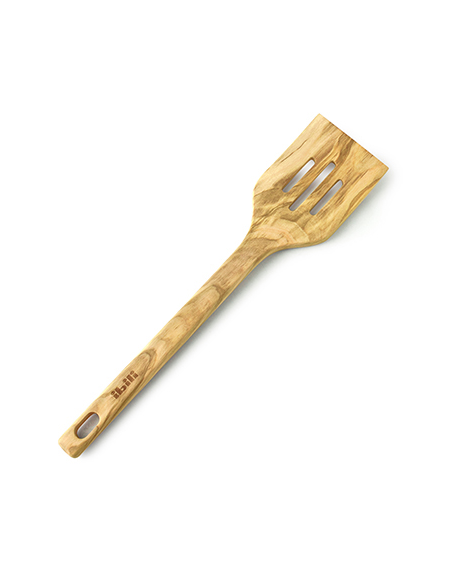 ESPATULA RANURAS MADERA OLIVO 30 CM