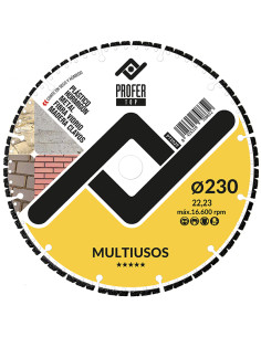 DISCO DIAMANTE MULTIUSOS 230X5 MM