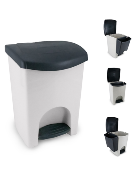 CUBO PEDAL RECICLAJE 50 L