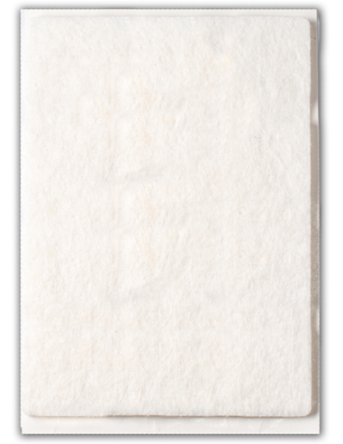 FIELTRO ADHESIVO BLANCO BL1 85X100 MM