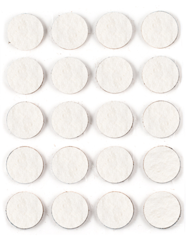 FIELTRO ADHESIVO BLANCO BL15 22 MM