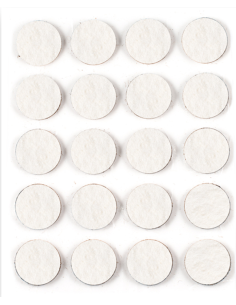 FIELTRO ADHESIVO BLANCO BL20 16 MM
