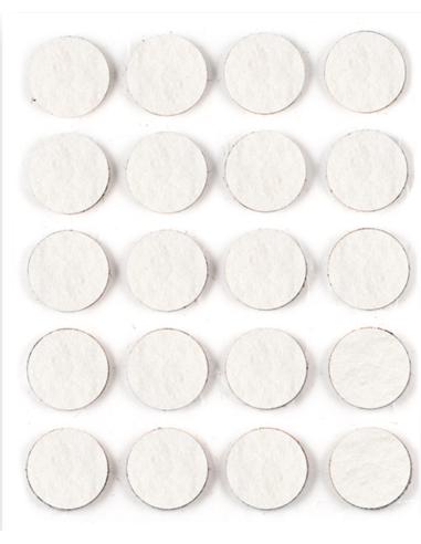 FIELTRO ADHESIVO BLANCO BL20 16 MM