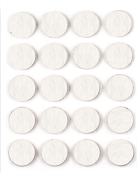 FIELTRO ADHESIVO BLANCO BL20 16 MM
