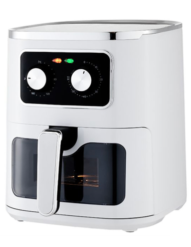 Freidora sin aceite digital con capacidad de 5 litros, potencia de 1.5