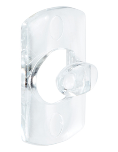 GANCHO DECORATIVO TRANSP, CON TIRAS TRANSP 20 CLIP