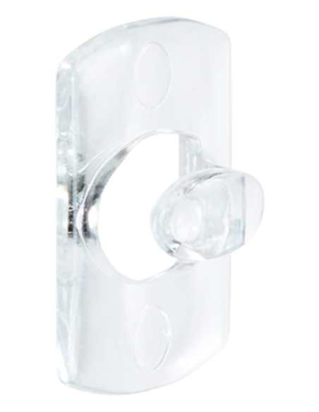 GANCHO DECORATIVO TRANSP, CON TIRAS TRANSP 20 CLIP
