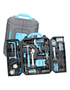 Taladro percutor inalámbrico de 21 V con batería de 1,5 Ah y cargador