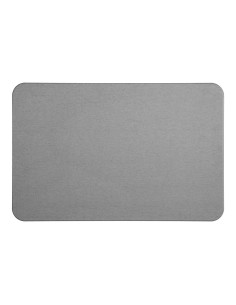 ALFOMBRA BAÑO DIATOMITA GRIS 60X39X1 CM