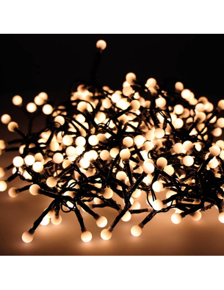 Guirnalda LED Cherry Compact 500 Luces | Blanco Cálido Exterior