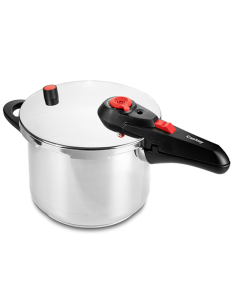 Olla a Presión Castey 6 L Acero Inoxidable | Compatible Inducción