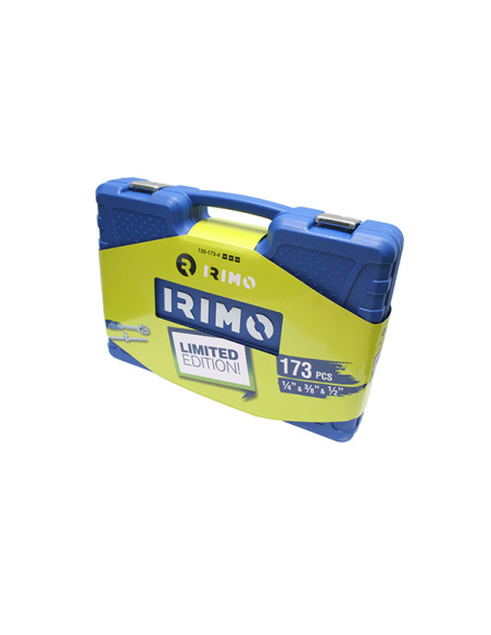 LLAVE VASO JGO 173 PZ+CARRACA 1/4-2+3/8