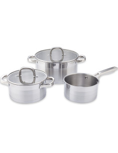 BATERIA COCINA INOX ESSENTIALS 5 PZAS