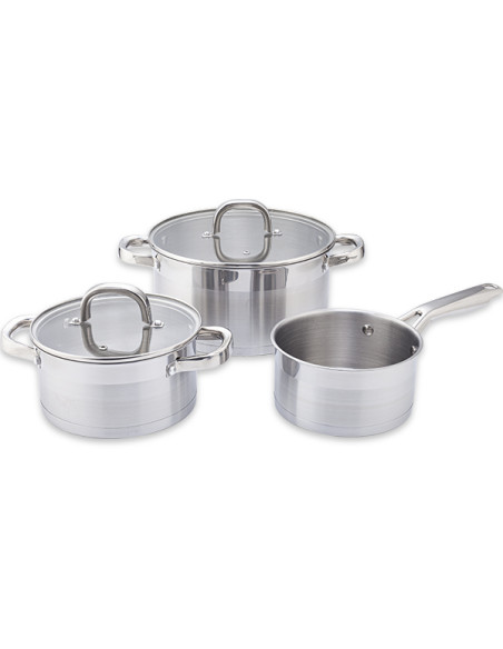 BATERIA COCINA INOX ESSENTIALS 5 PZAS