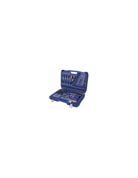 LLAVE VASO JGO 216 PZ+CARRACA 1/4-2+3/8