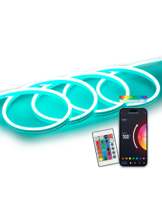 Tira neón SmartLED KSIX 5 m RGB WiFi IP65