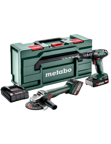 Taladro + amoladora Metabo Combo Set 2.4.4 18 V