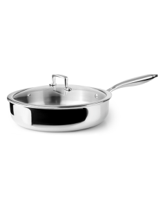 SARTEN GUISERA C/TAPA INOX+ALUM+INOX TRIPLY NATURA 24 CM