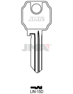 LLAVE EN BRUTO LIN-15D ALUMINIO C/50