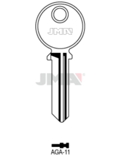 LLAVE EN BRUTO AGA-11 C/50