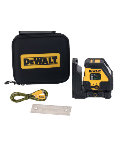 Nivel láser Dewalt DCLE14201GB autonivelante con líneas verdes en cruz