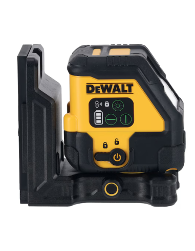Nivel láser Dewalt DCLE14201GB autonivelante con líneas verdes en cruz