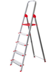 ESCALERA ALUMINIO 5 P. ANCHO