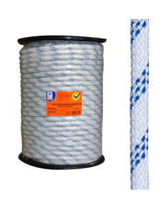 DRIZA NYLON 6 MM BLANCO/AZUL 200 M