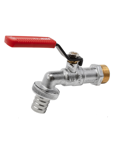 GRIFO ESFERA JARDIN PN-16 RACOR MANGUERA 1X11/4