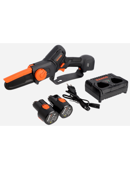 Motosierra Bahco BCL104 a batería 90 mm con baterías