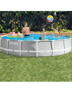 Piscina Intex Prism Frame 457×107 cm con depuradora y escalera