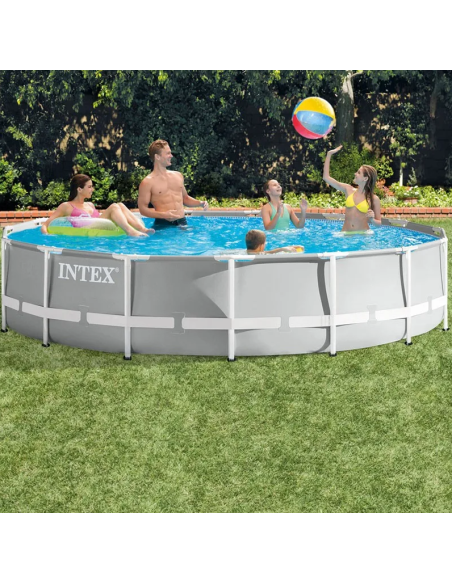 Piscina Intex Prism Frame 457×107 cm con depuradora y escalera