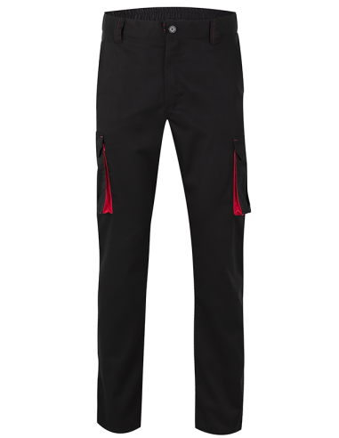 Pantalón stretch bicolor Velilla 103024S trabajo