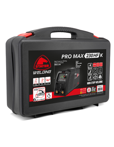 Stayer PRO MAX 230 HF K soldador inverter 230 A MMA