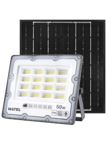 Foco Proyector LED solar Matel 50 W IP65 CCT